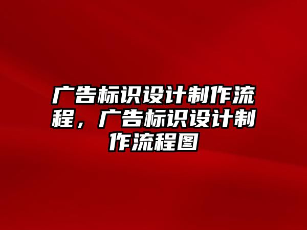 廣告標(biāo)識設(shè)計制作流程，廣告標(biāo)識設(shè)計制作流程圖