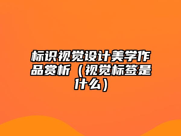 標(biāo)識(shí)視覺(jué)設(shè)計(jì)美學(xué)作品賞析（視覺(jué)標(biāo)簽是什么）