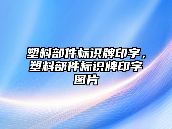 塑料部件標(biāo)識牌印字，塑料部件標(biāo)識牌印字圖片