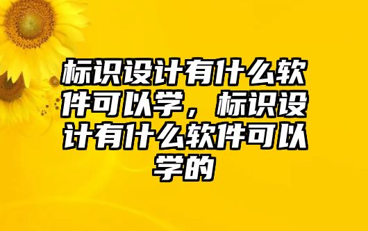 標(biāo)識(shí)設(shè)計(jì)有什么軟件可以學(xué)，標(biāo)識(shí)設(shè)計(jì)有什么軟件可以學(xué)的