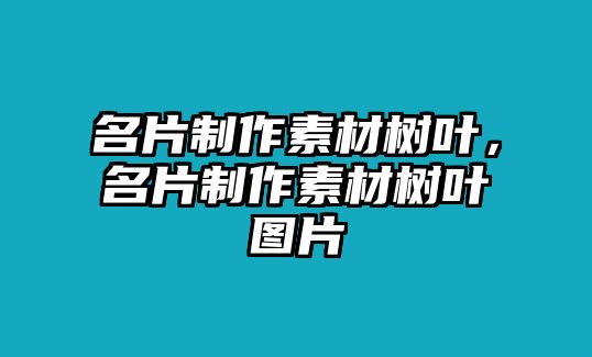 名片制作素材樹葉，名片制作素材樹葉圖片