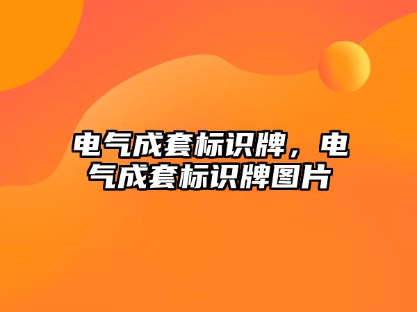 電氣成套標(biāo)識牌，電氣成套標(biāo)識牌圖片