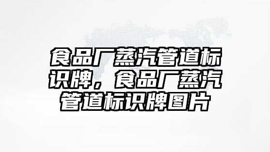 食品廠蒸汽管道標識牌，食品廠蒸汽管道標識牌圖片