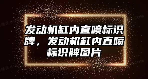 發(fā)動機缸內(nèi)直噴標(biāo)識牌，發(fā)動機缸內(nèi)直噴標(biāo)識牌圖片