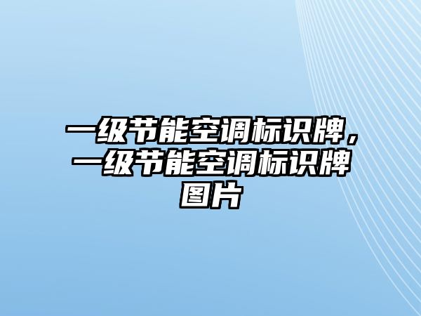 一級(jí)節(jié)能空調(diào)標(biāo)識(shí)牌，一級(jí)節(jié)能空調(diào)標(biāo)識(shí)牌圖片