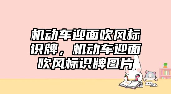 機(jī)動車迎面吹風(fēng)標(biāo)識牌，機(jī)動車迎面吹風(fēng)標(biāo)識牌圖片