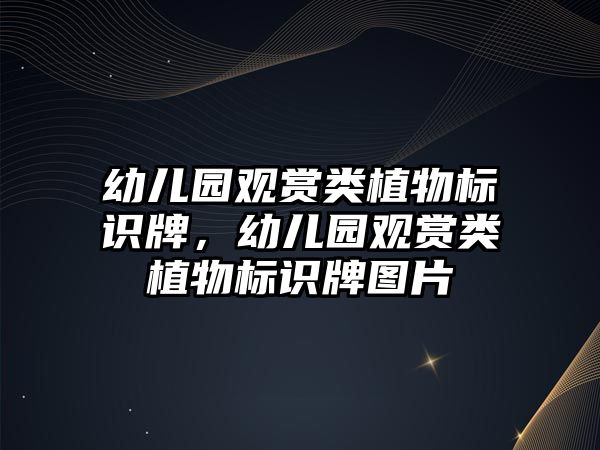 幼兒園觀賞類植物標(biāo)識牌，幼兒園觀賞類植物標(biāo)識牌圖片