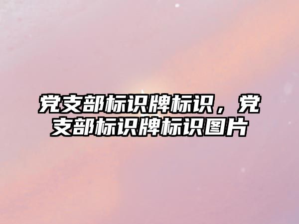 黨支部標識牌標識，黨支部標識牌標識圖片